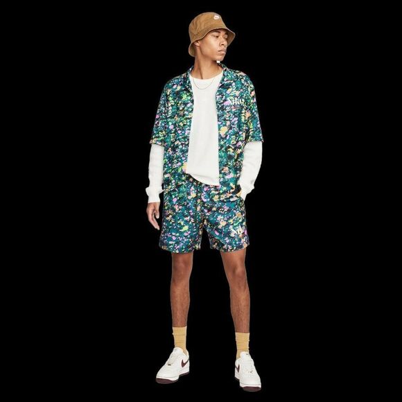 Nike Sportswear NSW Trek Division USA Button Down Top Shirt Dri-Fit Camo Small S - Picture 5 of 13